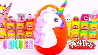 HUEVO Sorpresa GIGANTE de UNICORNIO en Español Sorpresas Divertidas y Juguetes Unboxing Fantástico [upl. by Argella]