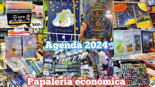 Una de las PAPELERÍAS MAS ECONOMICAS DE MESONES 🤯 quotAgendas 2024 Plumones Libretas Plumas [upl. by Mitchell]