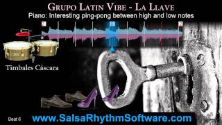 Grupo Latin Vibe  La LLave  Salsa Rhythm amp Timing Video HD [upl. by Fineman]