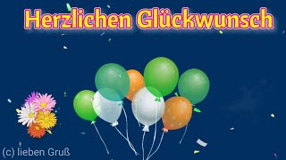 Herzlichen Glückwunsch zum Geburtstag 💐Geburtstagswünsche 🎂 Geburtstagsgrüße [upl. by Nyrrek]