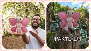 Borboleta Amigurumi Passo A Passo  Coleção O Jardim Do Ti  Parte 14 [upl. by Hen]