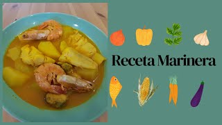 1RECETA MARINERA🐟 Patatas estofadas con pescado Fácil y Rápido [upl. by Chlores]