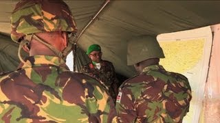 Somalia AU troops advance into Kismayo [upl. by Suirauqram]