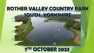 Rother Valley Country Park South Yorkshire October 2023 a droneseyeview rothervalley [upl. by Hubbard62]