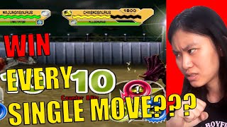 WINNING EVERY SINGLE MOVE IS HARD Dinosaur King 恐竜キング Challenge Irritator and Majungasaurus [upl. by Leva]