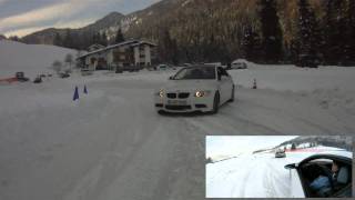 BMW M3 E92 Dance on Snow [upl. by Teerpnam]