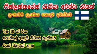 2024 ෆින්ලන්තයේ රැකියා රැසක් Finland Job Opportunities Sinhala  Full Process  Step by Step [upl. by Banerjee]