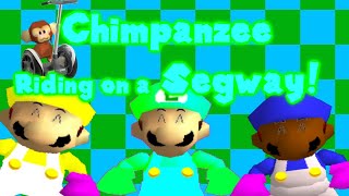 SM64 Chimpanzee riding on a Segway Remastered [upl. by Ilana]