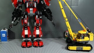 LEGO Ninjago FIRE MECH Stop Motion [upl. by Edahs]