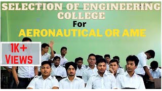 Aeronautical engineering amp AME Colleges in India  FLYING WING  AVIATION VLOG [upl. by Atikehs533]