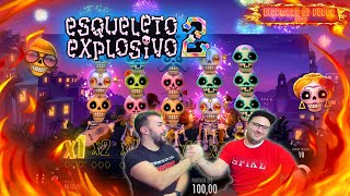 SLOT ONLINE  Follie a BET MAX alla ESQUELETO EXPLOSIVO 2 💀🎸🎰  🎄 DICEMBRE DI FUOCO 2023 🔥 [upl. by Maier44]