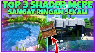 TOP 3 SHADERS MCPE 116 Terbaru  Ringan Dan Sangat Realistic di MCPE  Minecraft pocket edition [upl. by Kjersti]