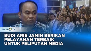 Menkominfo Budi Arie Siapkan Media Center Untuk Peliputan Media [upl. by Klump]