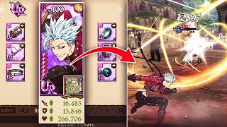 UPDATED How to Gear YOUR Buffed Transcendent Ban  Seven Deadly Sins Grand Cross [upl. by Ahilam]