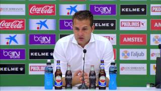 Rueda de prensa de Rubén Baraja tras el Elche CF 21 Osasuna [upl. by Darian119]