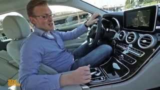 Our Test Drive of the New MercedesBenz CClass W205 German [upl. by Brew999]