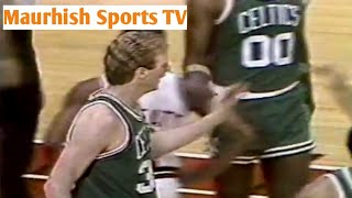 Game 3 1987 First Round Playoffs  Celtics vs Bulls  Bird swept Jordan [upl. by Port]