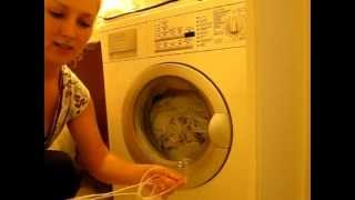 How to open blocked washing machine door with a string [upl. by Terrence188]