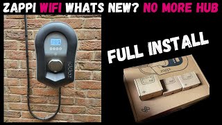 Menergi Zappi WiFi EV charger  Full Install and Key changes [upl. by Truitt528]