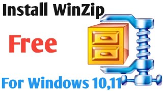 WINZIP  HOW TO INSTALL WINZIP  HOW TO DOWNLOAD WINZIP  HOW TO INSTALL WINZIP FOR FREE  FREE WIN [upl. by Collen]