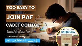 Admission PAF Cadet College SargodhaJFPS Chichawatni Pre Cadet School  Complete info Entry Test [upl. by Atived]