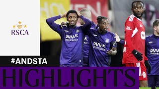 HIGHLIGHTS RSC Anderlecht  Standard de Liège  20222023 [upl. by Sirhc]