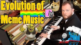 Evolution of Meme Music 1500 AD  2018 [upl. by Him606]