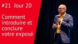 Jour 20 Comment introduire et conclure votre exposé [upl. by Sheepshanks318]