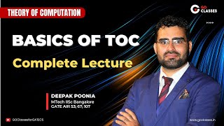 TOC ALL Basics  Complete Lecture  Theory of Computation  Automata Theory  With NOTES [upl. by Devinna]