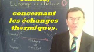 CHIMIE  initiation aux échanges thermiques gazeuses liquides et solides [upl. by Sapphire]