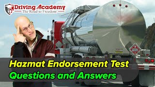 CDL Hazmat Test 2024 Questions with Explained Answers [upl. by Grindle856]