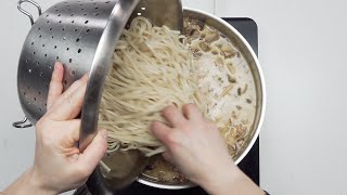 Pâtes crémeuses au miso et aux champignons  Ricardo Cuisine [upl. by Fernando]