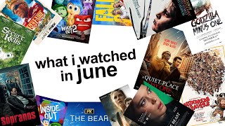 what i watched in june [upl. by Mahala348]