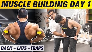 DAY 1  Wider and Bigger Back Workout  Full Muscle Building Series  Yatinder Singh [upl. by Tammany710]