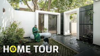 This 2400 sq ft Bangalore Home has Two Courtyards Home Tour [upl. by Ecydnac]