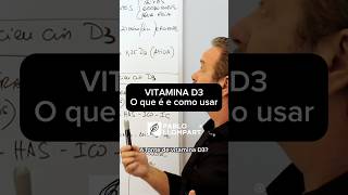 “VITAMINA D3  o que é é como usar” medicinaintegrativa saude healthylifestyle saudebemestar [upl. by Deys501]