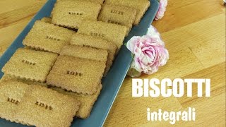 BISCOTTI INTEGRALI  Light   Kissgibellina72 [upl. by Quirita382]