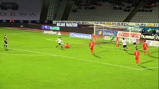 Højdepunkter AGF  FC København 23 februar 2014 [upl. by Bultman165]