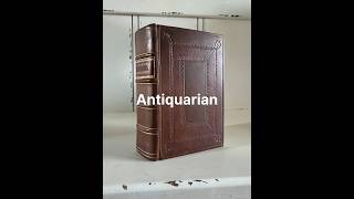 We’re here for you if antiquarian books are your thing that is [upl. by Retsek]