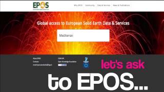 EPOS  European Plate Observing System  USE CASES  the future of integrated services [upl. by Ebbarta]