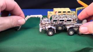 Buffalo Mine Protected Clearance Vehicle RWR Matchbox Real Working Rigs [upl. by Ynitsed]