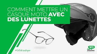 Comment mettre un casque moto avec des lunettes [upl. by Capriola]