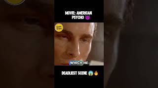 American Psycho most Brutal scene 😱 Part 1 shorts youtubeshorts viralvideo americanpsycho [upl. by Nimrak]