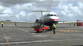 BAC 111 and Avro RJ70 Landing at Newquay 25th April 2013 [upl. by Lotsyrk]