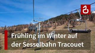 Sesselbahn Prarion  Tracouet Nendaz  4 Vallées [upl. by Milt]