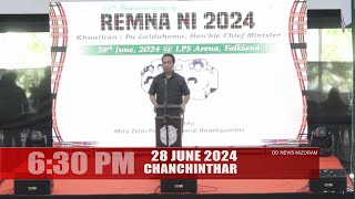 DD News Mizoram  Chanchinthar  28 June 2024  630 PM [upl. by Reeve]