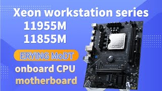 Official version of Xeon workstation series 11955M11855M Erying MoDT onboard CPU motherboard [upl. by Ennovihs531]