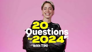 Tini Answers 20 Questions for 2024  MTV [upl. by Yentruoc]