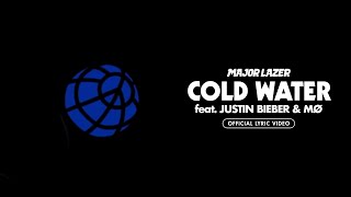 Major Lazer  Cold Water feat Justin Bieber amp MØ Official Lyric Video [upl. by Rempe548]