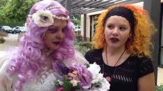 Monsterpalooza 2014 Alana Rose Schiros Rotting Bride [upl. by Atena]